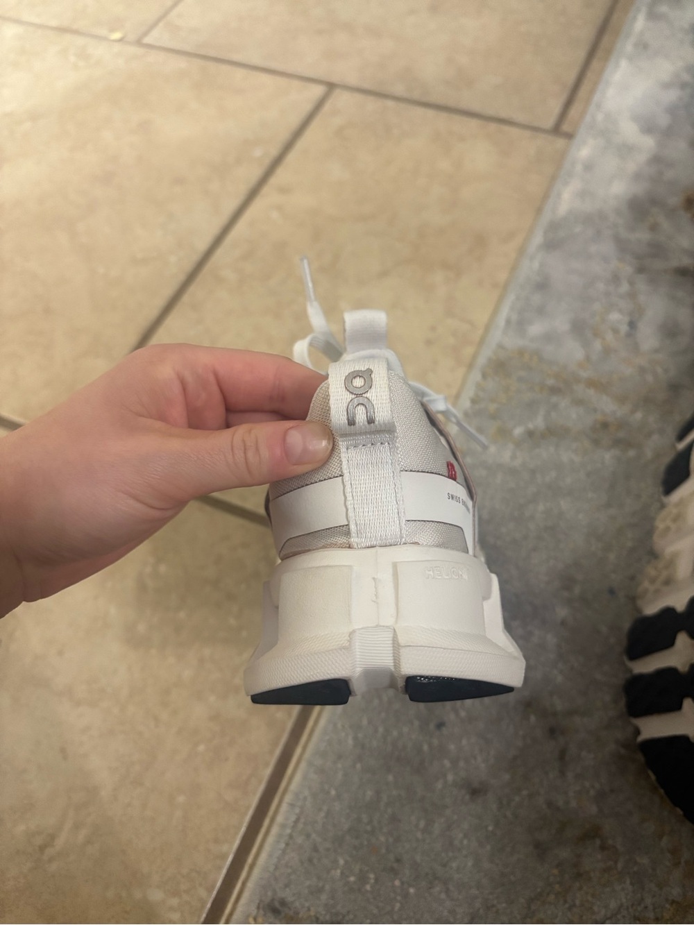 On Running White Athletic Running Sneakers - Picture 6 of 10